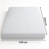 Decoware Waterdichte Matrasbeschermer – 140x200 cm – Ademend & Anti-Allergisch – Beschermt tegen Vlekken en Huisstofmijt