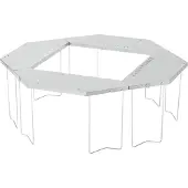 Snow Peak - Jikaro Fire Ring Table - Campingtafel metallic