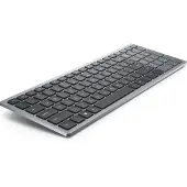 Dell Compacte toetsenbord Pro Plus – KB740 - Scandinavisch (QWERTY), Volledige grootte (100%), Draadloos, RF draadloos + Bluetooth, Schaarmechanisme, QWERTY, Grijs, Zwart