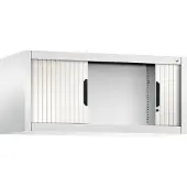 C+P rolluikkast Omnispace, afsluitbaar, B 1000 x D 420 x H 450 mm, staal/kunststof, verkeerswit