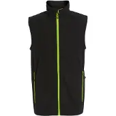 Regatta Heren Navigate Fleece Gilet (Zwart/Lijkgroen)