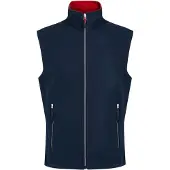 Regatta Heren Ascender Softshell 2-laags bodywarmer (Marine/Klassiek Rood)
