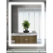 4Goodz Kleankin badkamerspiegel 50x70 cm met verlichting en planchet