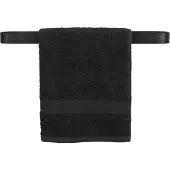 QUVIO Handdoekhouder met stang - 7 x 50 x 3 cm - Zwart