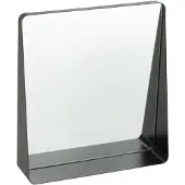 J-Line wandspiegel vierkant metaal/glas 38x9x41cm
