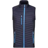 Regatta Heren Navigate Gewatteerd Hybride Gilet (Marine / Frans Blauw)