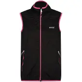 Regatta Dames/Dames Bodywarmer (Zwart/Flamingo Roze)