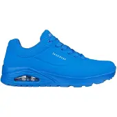 SKECHERS Skechersvoor mannen. 52458 Uno Stand On Air Schoenen blauw (44), Plat, Veters, Casual