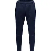 Jako Sportbroek blauw gemêleerd / grijs / wit