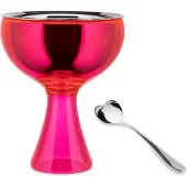 Alessi IJscoupe BIG LOVE, met lepel, roze,