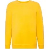 Fruit Of The Loom Kinder/Kids Premium Sweatshirt met Inzetstuk (Zonnebloem)