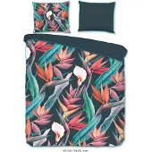 Descanso Dekbedovertrek Chloe Multi Satijn-200 x 200 / 220 cm | 2-Persoons