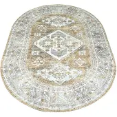 Veer Carpets Vloerkleed laria brown 5 ovaal 200 x 290 cm