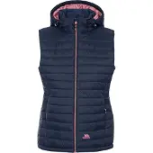 Trespass - Dames Aretha Casual Bodywarmer (Donkerblauw met roze accent)