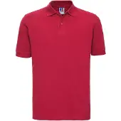 Russell athletic Russell Heren 100% Katoenen Korte Mouw Poloshirt (Klassiek rood)