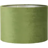 Light & Living Kap cilinder 20-20-15 cm VELOURS olijf groen