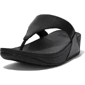 FitFlop Dames/Dames Lulu Leren Teenslippers (Zwart)