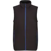 Regatta Heren Navigate Fleece Gilet (Zwart/Nieuw Royal)