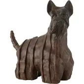 J-Line scotse terrier hond modern resine large 44x24.5x46.5cm