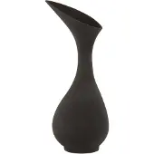 J-Line vaas olivia ruw aluminium large 35x35x77.5cm