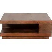 Label51 - Salontafel Square - Bruin - 80x80x30cm