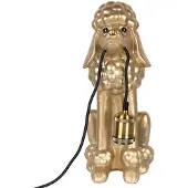 Clayre & Eef Tafellamp hond poedel 27x16x38 cm kunststof