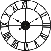 QUVIO Wandklok klassiek - Staal - Diameter 45 cm
