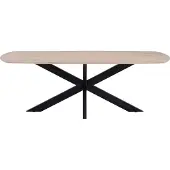 MySons Eetkamertafel Akagi ovaal | hout naturel 160x78x90 cm eettafels | NADUVI