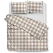 Zohome Zo Home Dekbedovertrek Katoen Quattro di Lino - sandy beige 140x200/220cm