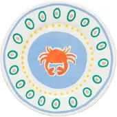 Costa Nova Summer Bliss ontbijtbord Crab, Ø22 cm
