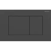 Geberit Sigma40 hoekig bedieningspaneel mat zwart voor Sigma UP320 of UP720 inbouwreservoir