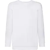 Fruit Of The Loom Klassiek Effen Sweatshirt voor Kinderen/Kinderen (Wit)