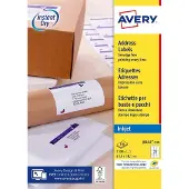 Avery White Address Label - Inkjet - J8160