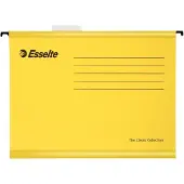 Esselte Classic versterkte hangmap - voor folio, geel (25 stuks)
