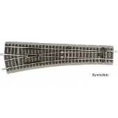 Piko h0 A-Rails met Railbed - Wissel Rechts - 55421