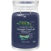 Yankee candle - Lakefront Lodge Large Jar Geurkaars - 90 branduren - twee lonten