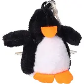 Nature Planet pinguin sleutelhanger - 6 cm - Pluche - knuffel - knuffeldieren
