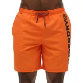 Superdry Zwemshorts oranje / zwart