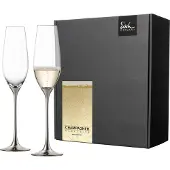 Eisch Germany Champagner Exklusiv - Geschenkset Sektglazen platina in cadeauverpakking 2-delig / 180 ml