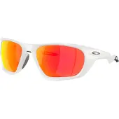 Oakley - Zonnebrillen - Lateralis Matte Vapor Prizm Ruby Polarized voor Unisex - Wit