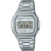 Casio Vintage A1000D-7EF Dameshorloge 38 mm - Zilverkleurig