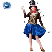 Atosa Crazy Hat Woman Costume Bruin 2XL Kinderen
