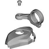 Shimano Sl-m8100 Right Hand Base 12s Cover Cap Zwart