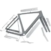 Syncros Frame Beschermings Kit voor Scott Addict Gravel Clear Matt