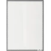 Durable Duurzame documentenhoes, A4 staand en liggend formaat, speciaal voor gebogen glazen oppervlakken, statisch hechtend, UV-bestendig, PVC/PET, antracietgrijs, 5 stuks