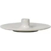 Broste Copenhagen Nordic Vanilla Kaarshouder Ø18 Cm - Kaarshouders Steengoed Blue - 14533556