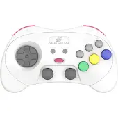 Retro-Bit - SEGA Saturn PRO Controller - White