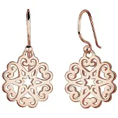 Elli Oorbellen 'Ornament' rose-goud