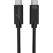 MediaRange USB-C Lade-/Datenkabel USB 3.1 sw