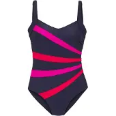 LASCANA Badpak marine / rosa / rood